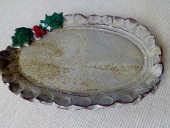 Vánoční cesmína - misky a talířky