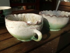 Vánoční cesmína - misky a talířky