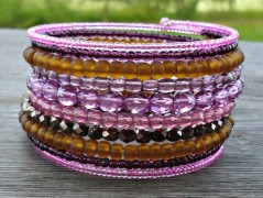 Ve fialové krajce - náhrdelník