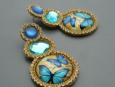 Ve fialové krajce - náhrdelník