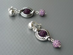 Ve fialové krajce - náhrdelník