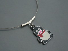 Ve fialové krajce - náhrdelník