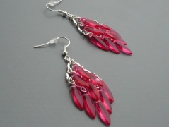 Ve fialové krajce - náhrdelník