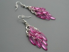 Ve fialové krajce - náhrdelník