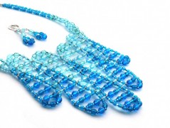 Ve fialové krajce - náhrdelník