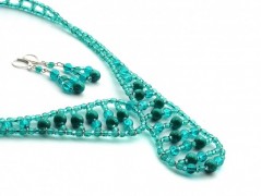 Ve fialové krajce - náhrdelník