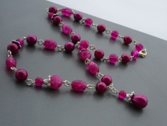 Ve fialové krajce - náhrdelník