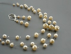 Ve fialové krajce - náhrdelník