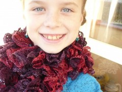 Ve fialové krajce - náhrdelník