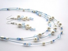 Ve fialové krajce - náhrdelník