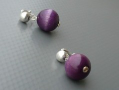 Ve fialové krajce - náhrdelník