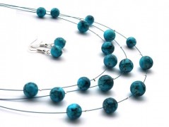 Ve fialové krajce - náhrdelník