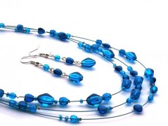 Ve fialové krajce - náhrdelník