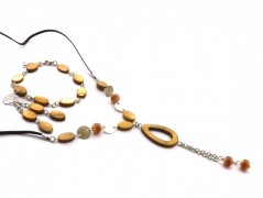 Ve fialové krajce - náhrdelník