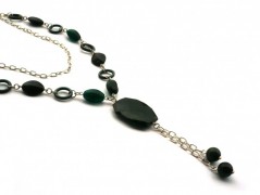 Ve fialové krajce - náhrdelník