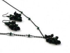 Ve fialové krajce - náhrdelník