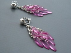 Ve fialové krajce - náhrdelník