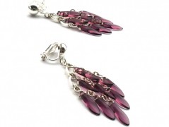 Ve fialové krajce - náhrdelník