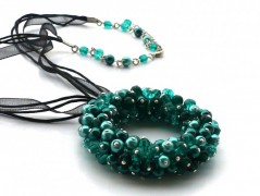 Ve fialové krajce - náhrdelník