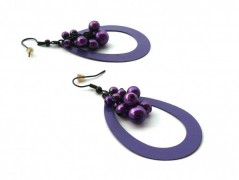 Ve fialové krajce - náhrdelník