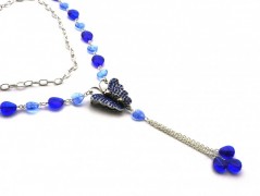 Ve fialové krajce - náhrdelník