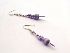 Ve fialové krajce - náhrdelník