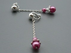 Ve fialové krajce - náhrdelník