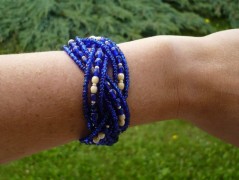 Ve fialové krajce - náhrdelník