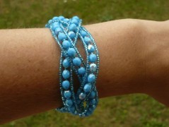 Ve fialové krajce - náhrdelník