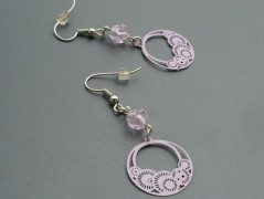 Ve fialové krajce - náhrdelník