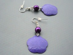 Ve fialové krajce - náhrdelník