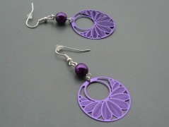 Ve fialové krajce - náhrdelník