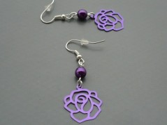 Ve fialové krajce - náhrdelník