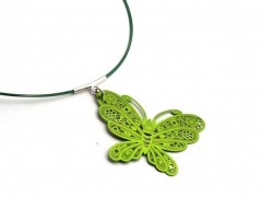 Ve fialové krajce - náhrdelník