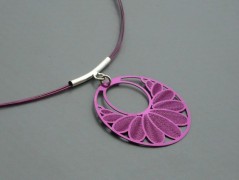 Ve fialové krajce - náhrdelník