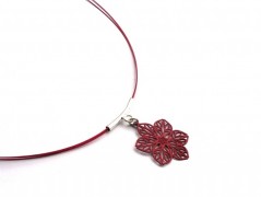 Ve fialové krajce - náhrdelník