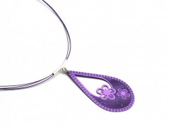 Ve fialové krajce - náhrdelník