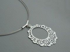 Ve fialové krajce - náhrdelník