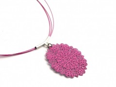 Ve fialové krajce - náhrdelník