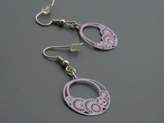 Ve fialové krajce - náhrdelník