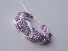 Ve fialové krajce - náhrdelník