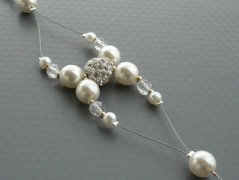 Ve fialové krajce - náhrdelník