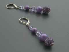 Ve fialové krajce - náhrdelník