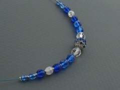 Ve fialové krajce - náhrdelník