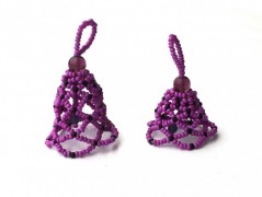 Ve fialové krajce - náhrdelník