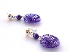 Ve fialové krajce - náhrdelník