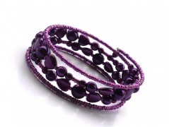 Ve fialové krajce - náhrdelník