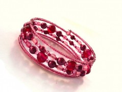 Ve fialové krajce - náhrdelník