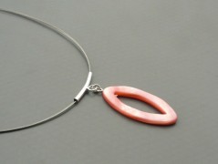 Ve fialové krajce - náhrdelník