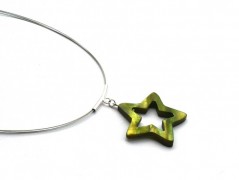 Ve fialové krajce - náhrdelník